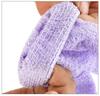 Soft Exfoliating Bath Gloves Set Shower Body Cleaning Washcloth Back Scrubber Brush for Home Hotel Bathroom Skin Care