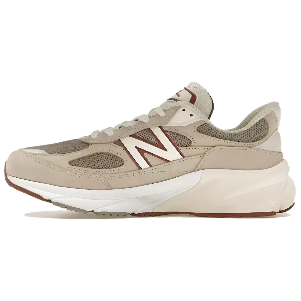 

New Balance X Loro Piana 990 V6 Raw Cashew Sneakers U990LP6 36 серый