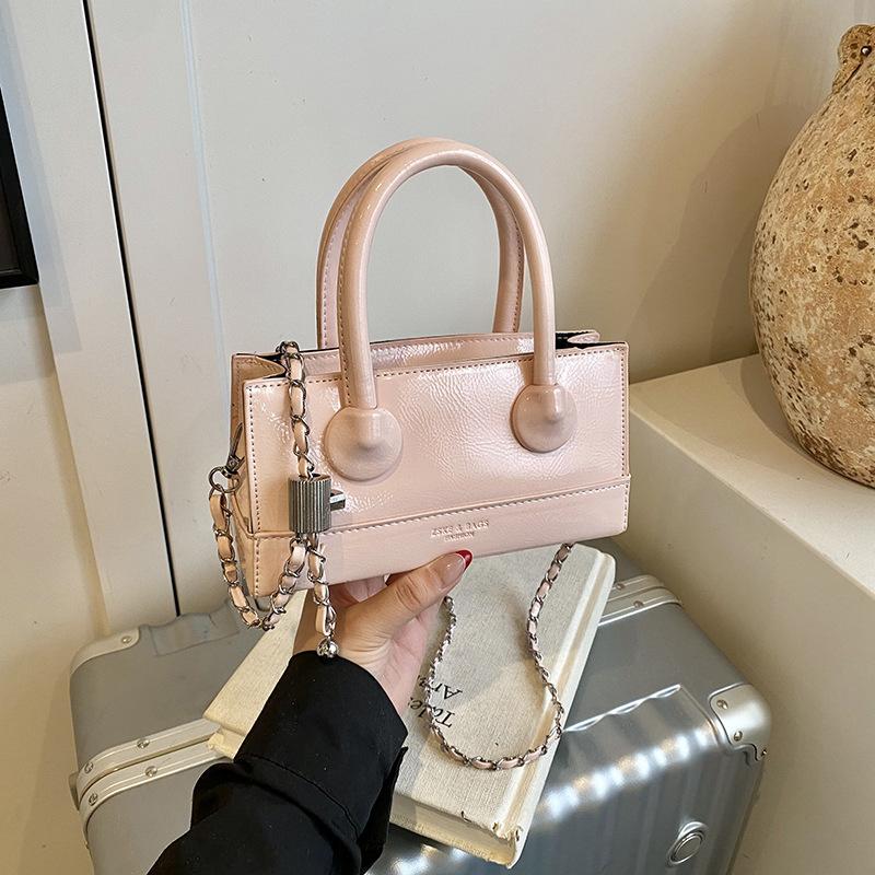 Premium Chain Box Portable Small Square Bag Women's 2025 New Fashionable Versatile Exquisite Shoulder Oblique Span Bag