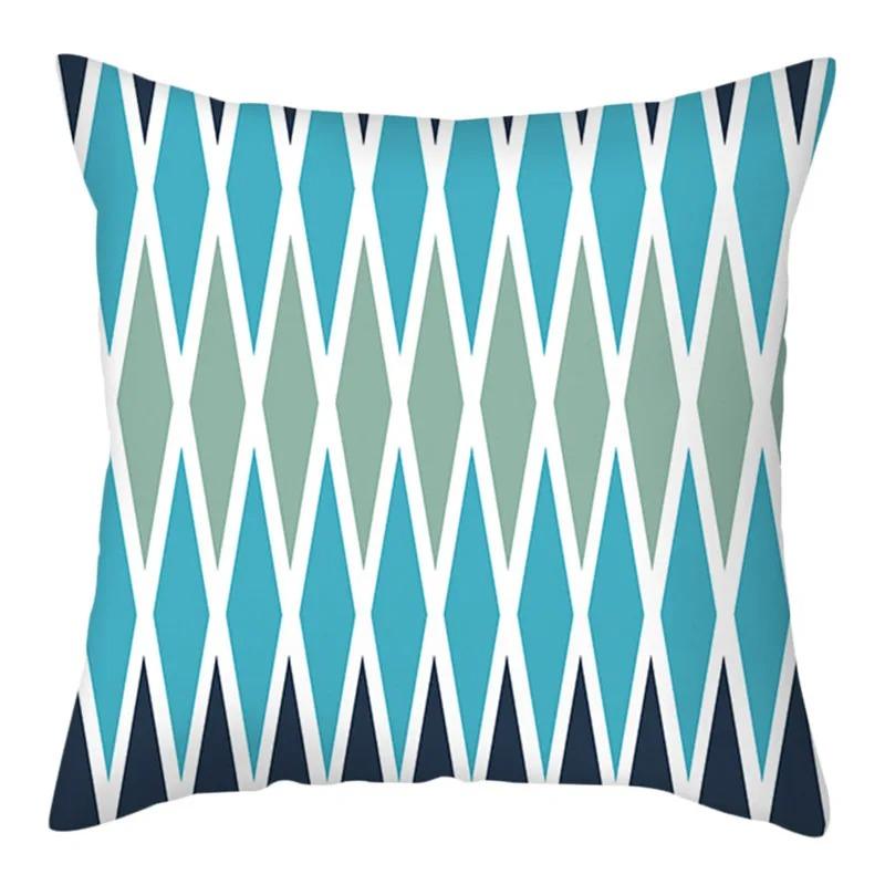 Geometric Style Printed Pillowcases Living Room Office Home Pillowcases Car Ornaments