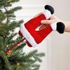 Large Christmas Elf Figurine Leg Ornament Santa Claus Legs Stuffed Elf Leg Tree Topper Xmas Tree Decorations
