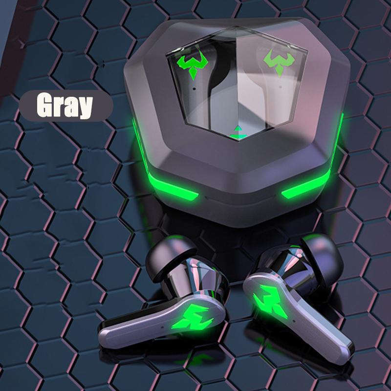 VAORLO N35 TWS herní sluchátka s nízkou latencí Super Bass bezdrátová sluchátka s HD mikrofonem pro herní redukci šumu dotykem