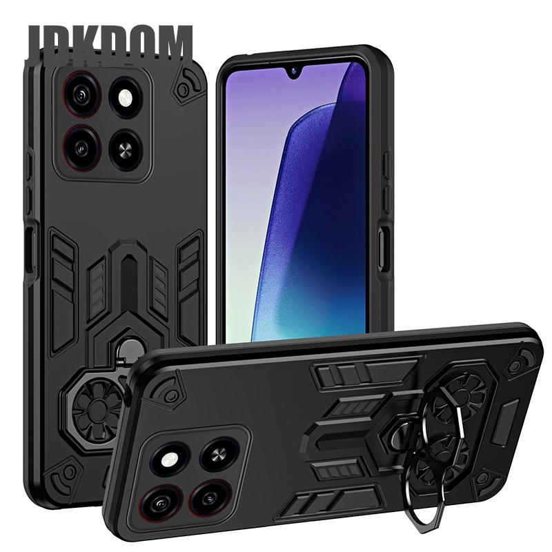 

JDKDOM Shockproof Ring Bracket Case For ZTE Blade A55 Cover For ZTE Blade A35 ZTE Blade A35 чёрный
