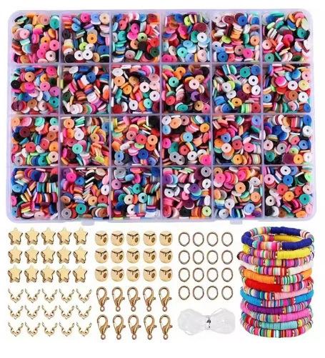 Браслет из бусин Браслет из свободных бусин Аксессуары Бусина Бусина Бусина DIY Набор из полимерной глины