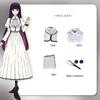 Rock Wa Lady No Tashinami Deshite Otoha Kurogane Cosplay Costume White Long Dress Halloween Suit