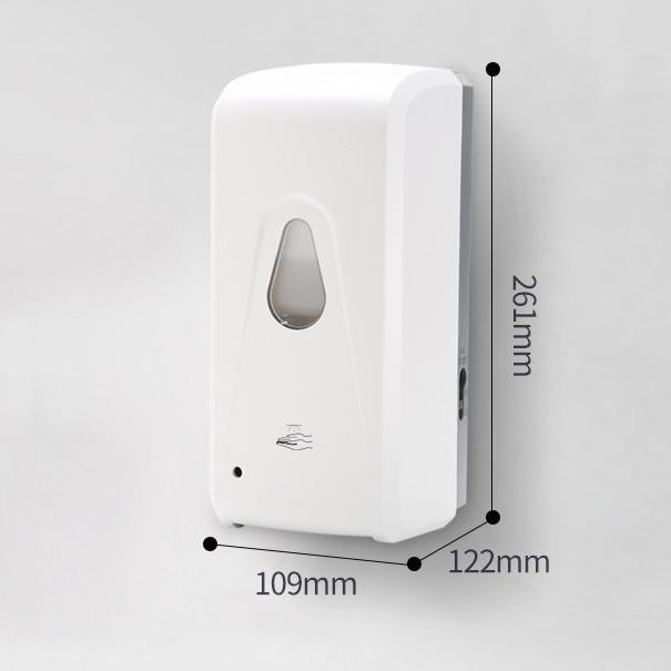 HLK Smart Sensor Touchless Soap Dispenser with Alcohol Disinfection Wall-Mounted Refillable Bottle for Hotel & Hospital Use