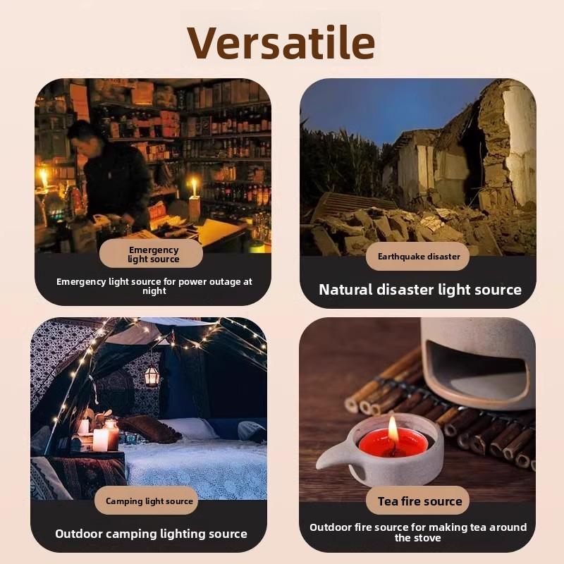 LightingSmokelessSmelllessEmergencySurvivalWindproofWildernessDisaster ReliefHome EmergencyDisaster PreventionCandle