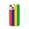Phone Case – Mauritius Flag – Compatible iPhone 13 – Soft Case – Resistant and Shockproof - Silicone - Pixelforma
