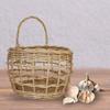 Fruit And Vegetable Storage Basket, Hanging Wall Basket with Handle, Woven for