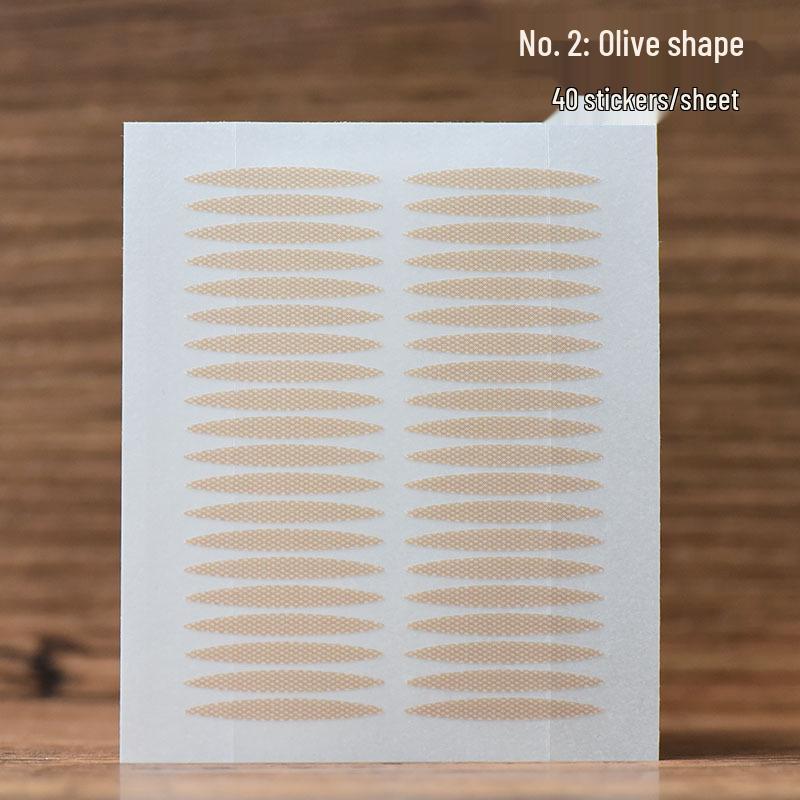 9 Pairs Skin-Toned Mixed Eyelid Tapes for Invisible Double Eyelid Support and Swollen Eye Adjustment