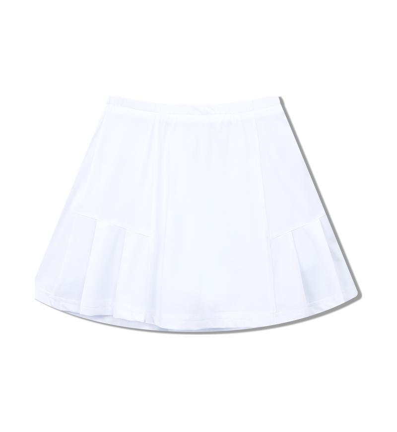 Women s Quick-Dry Sports Skort - Running, Badminton, Tennis, Polyester-Spandex, Anti-Exposure. XL белый
