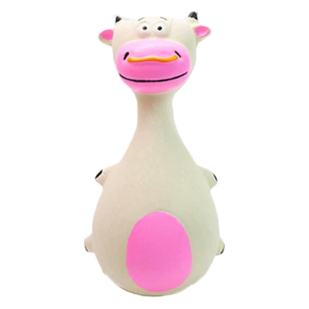 

1 Piece Fat Bellied Cartoon Fun Bite Resistant Latex Sound Dog Toy Purple Elephant Bite Resistant Interactive Toy