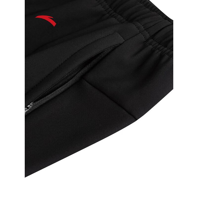 ANTA CHN Series Men's Warm Fleece Straight-Leg Track Pants