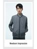 Men's Reversible All-Purpose Jacket - Autumn Workwear Style with Baseball Collar and Pockets