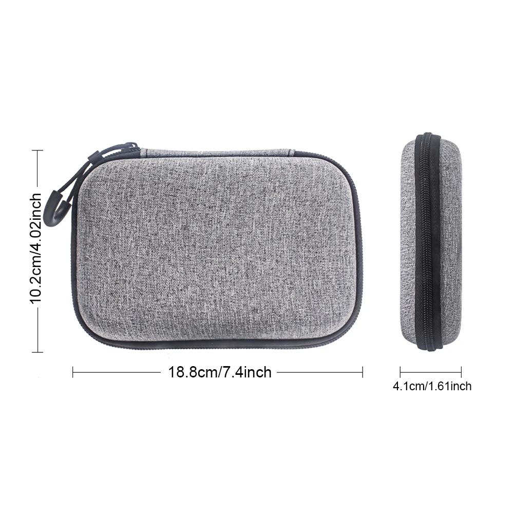 

Portable Storage Bag AI Voice Recorder Carrying Case Protective Storage Case Compatible with PLAUD NotePin Voice Recorder сірий