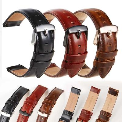 Saat Kordonu Yağlı Mum Hakiki Deri Saat Kayışı 18mm 20mm 22mm Dana Derisi Kordon DW Daniel Wellington Classic Iconic Erkek Kadın Bileklik Kemer