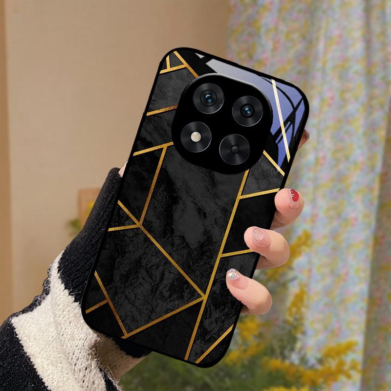 Pro Poco X5 / X6 / X7 Pouzdro Tvrdý PC Tvrzené Sklo Kryt Telefonu Pro Xiaomi Poco X7 Pro 5G Módní Luxusní Skleněné Ochranné Skořápky