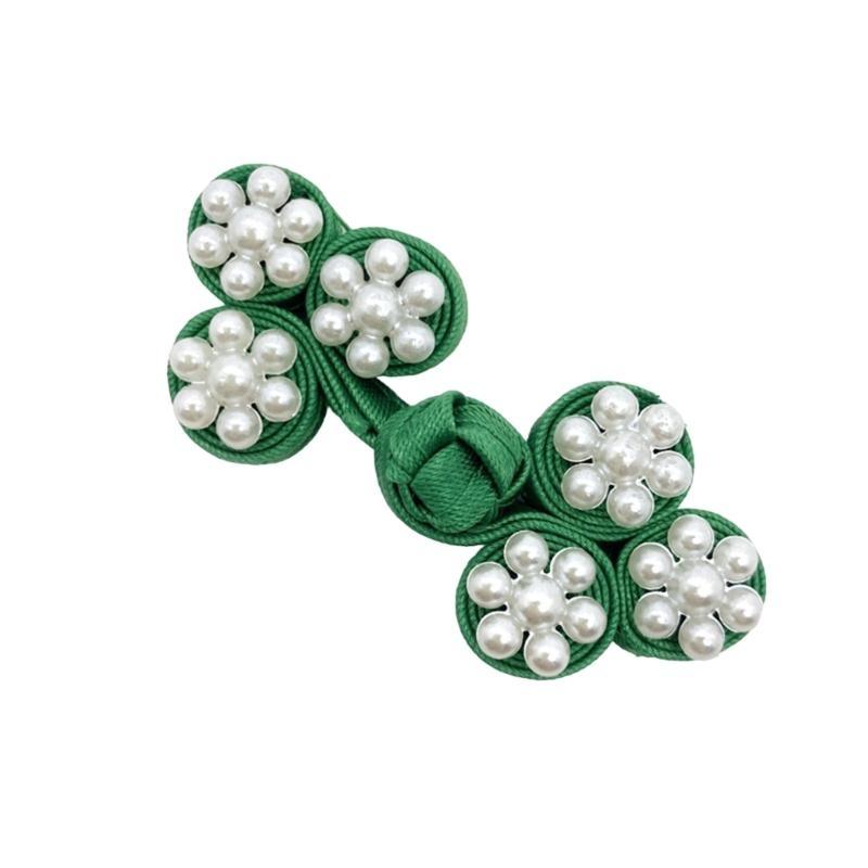 Beaded Cheongsam Buttons Chinese Closures Buttons Hanfus Buttons Chinese Knots Buttons Handmade Sewings Fasteners