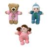 Soft Baby Comforting Doll Pillow Cute Bear Plush Toy For Boys Girls Children's Festival Gift 30cm