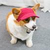 Pet Baseball Sun Hat, Adjustable Breathable Outdoor Visor Cap for Corgi Teddy Golden Retriever Puppy 20 Colors Lightweight Dog Sun Protection Hat