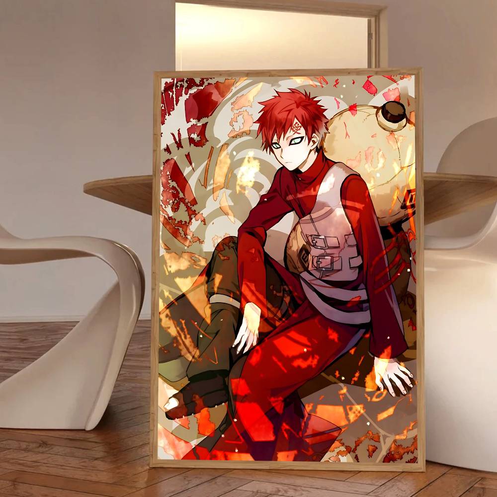 Cool Anime Character G-Gaara Posters HD Print Vintage Wall Art Decor for Home Study Room