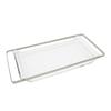 Modern Light Luxury Acrylic Transparent Tray Rectangular Storage Tray Model Room Dining Room Living Room Home Decoration