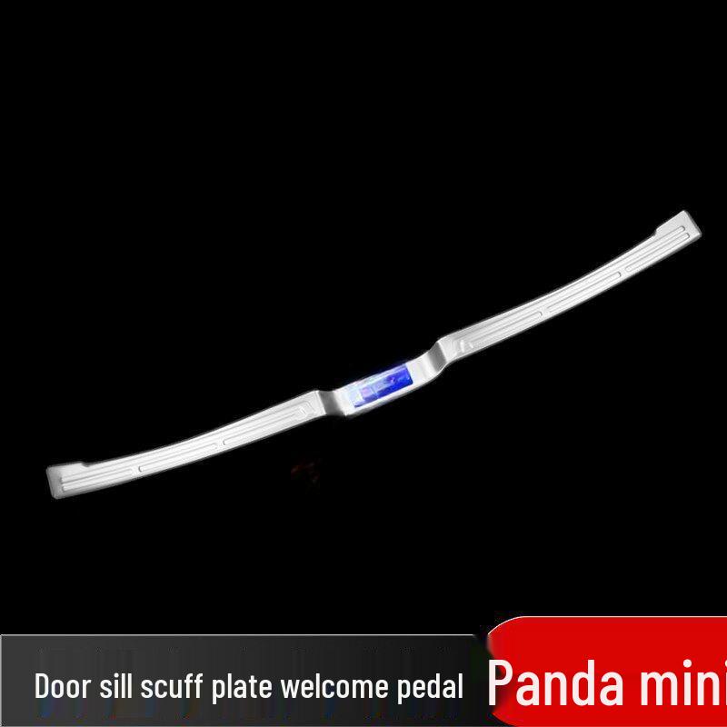 Geely Panda Mini Door Sill Strips & Trunk Guard Plate - Stainless Steel