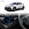 ABS Car Front Dashboard Air AC Conditioning Outlet Vent Decoration Cover Trim Interior Accessories For Toyota C-HR CHR 2024 2025