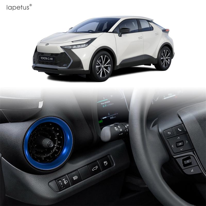 ABS Car Front Dashboard Air AC Conditioning Outlet Vent Decoration Cover Trim Interior Accessories For Toyota C-HR CHR 2024 2025