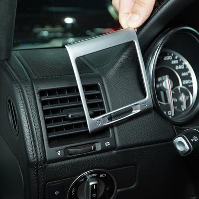 Für Mercedes Benz G-Klasse W463 2004-2011 Auto-Konsole Armaturenbrett Mitte & Beide Seiten Klimaanlagen-Luftauslassrahmen Autozubehör