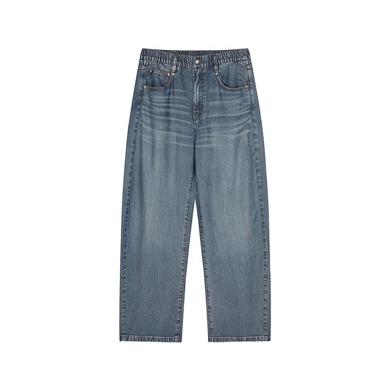 JNBY 2025 Summer Loose Fit Denim Jeans