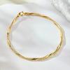 14K Glam Crush Twist Layered Bracelet Gcbdb589