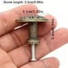 8/12 Vintage Cabinet Handles with Screws, Drawer Handles, Decorative Knobs, Detailed Engraving, Cabinet Knobs and Handles