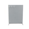 Metal Pegboard Kit 2 Panels Heavy Duty Pegboard Wall   Garage Tool Storage with Hooks