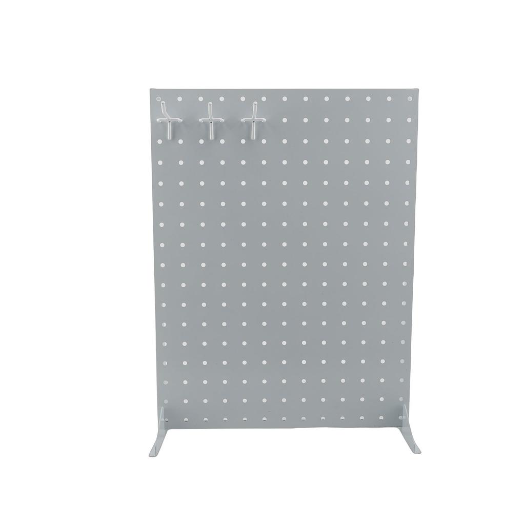 Metal Pegboard Kit 2 Panels Heavy Duty Pegboard Wall Garage Tool Storage with Hooks