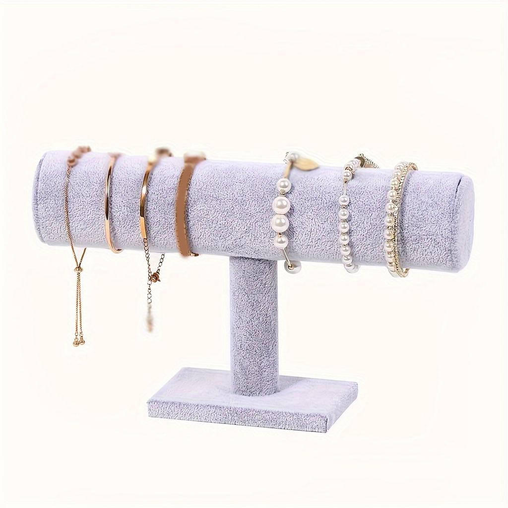 1pc T-shaped Bracelet Stand, Bracelet and Necklace Display Stand, Watch Storage Stand, Desktop Vertical Jewelry Stand