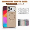 Magnetic Ultra Thin Phone Case for iPhone 14 15 16 Plus 11 12 13 16 17 Pro Max Air Matte Magsafe Wireless Charging Cover