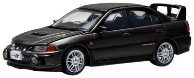 POP RACE Mitsubishi Lancer Evolution IV Pyrenäischer Schwarzperleffekt Fertigmodell PR640227 1/64 -