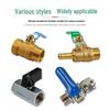Check Valve: All-Copper Pneumatic Ball Valve – Thickened Tap Water Pipe Switch, Available in 4, 6, and 2-Point Mini Sizes