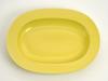 Saikaitoki Hasami ware oval pasta 27cm 14463 "essence" plate, diameter, yellow,