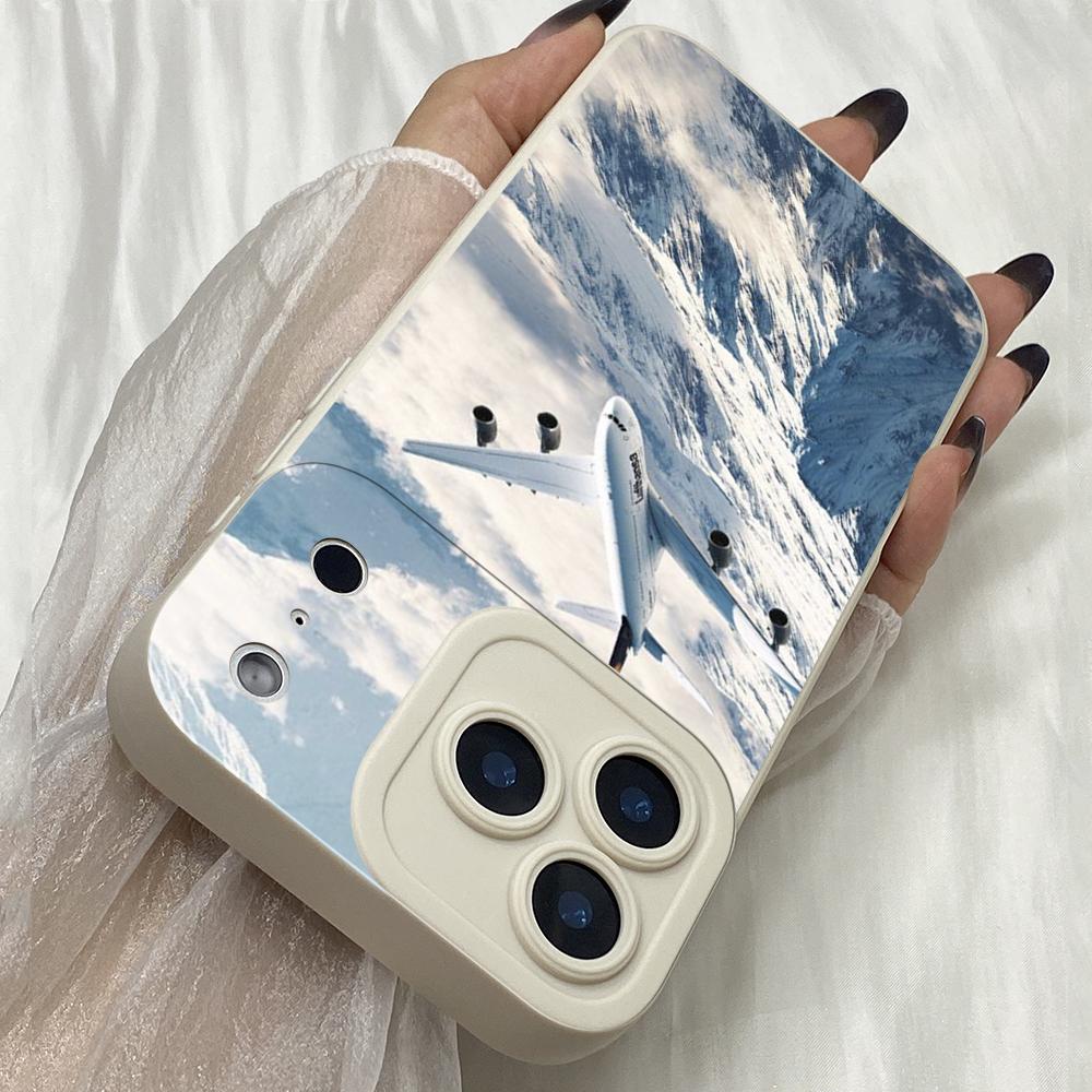 M265 Airplanes art design Angel Eyes Soft Phone Cases for iPhone Samsung Galaxy Xiaomi Rdemi Huawei Honor Infinix Realme OPPO Vivo All Model TPU Case