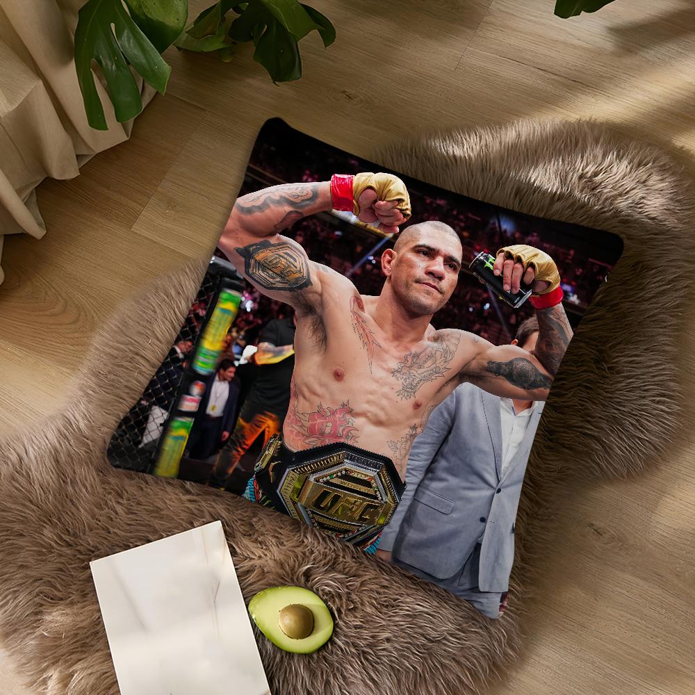 Athlet U-UFC-C Kämpfer A-Alex P-Pereira Poatan Wohnzimmer Kopfteil Büro Kissen Schlafzimmer Kissen Sofa Nickerchen Kissenbezug