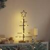 Metal Christmas Tree Black 59.5 cm Powder Coated Steel