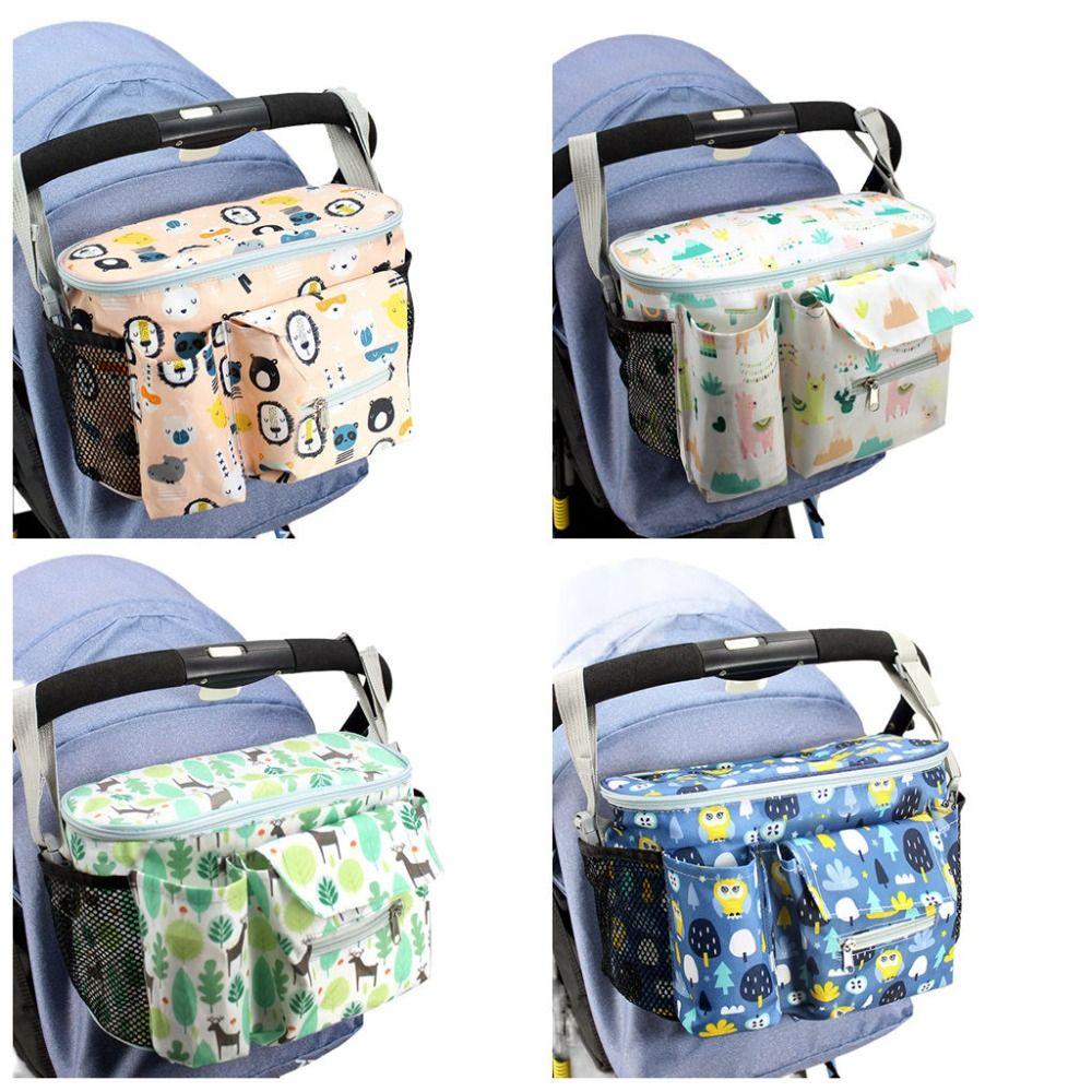 Large Capacity Diaper Bag Oxford Cloth Pram Accessories Stroller Organizer  Pushchair Use