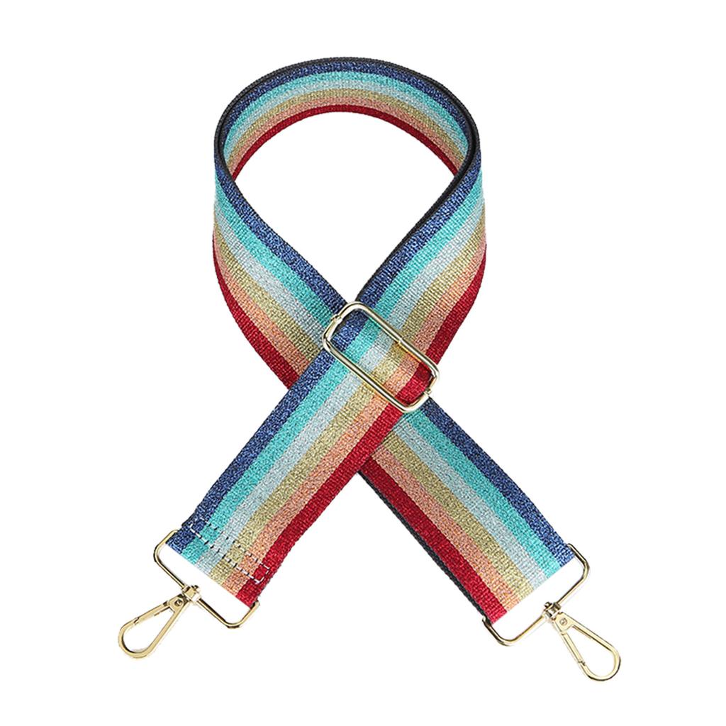 Women Contrast Color Replaceable  Shoulder Crossbody Handbag Belt Bag Strap