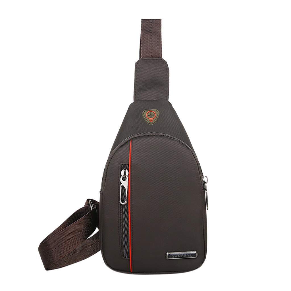 Buy Chest Bag Men& Woman's Casual Wild Messenger Bag Outdoor Travel Shoulder Bag at affordable