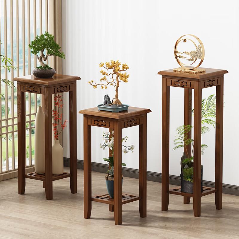 New Chinese Style Bamboo Multi-Tier Plant Stand