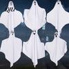 Elegant Swaying Ghost Decoration Halloween Hanging Outdoor Decoration, Cute Flying White for Indoor Courtyard Front Yard, Porch, Patio, Lawn, Garden,