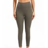 Women's High-Waisted Yoga Pants, Anti-Roll, Butt Lifting, Tummy Control, Cropped Peach Outerwear
