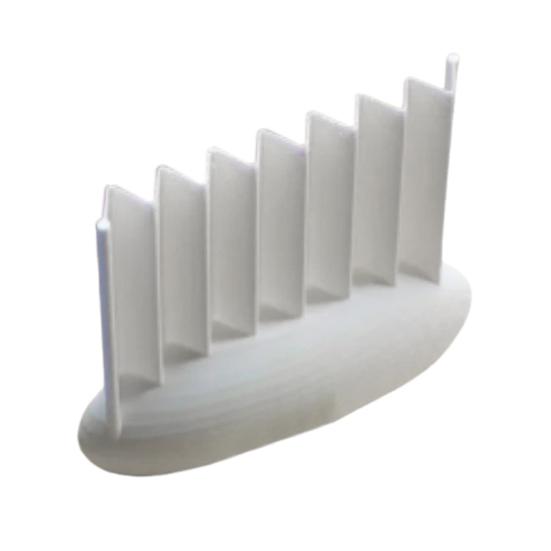 

Волнистая ломтерезка для огурцов, нержавеющая сталь, фигурный нож для картофеля, моркови, чипсов, овощей, волнистая овощерезка, ломтерезка для картофеля фри белый